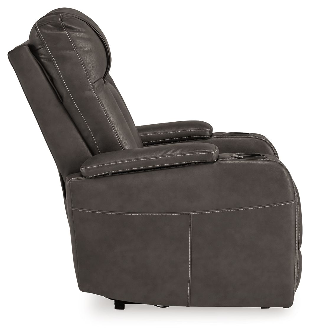 Feazada - Power Recliner With Adj Headrest