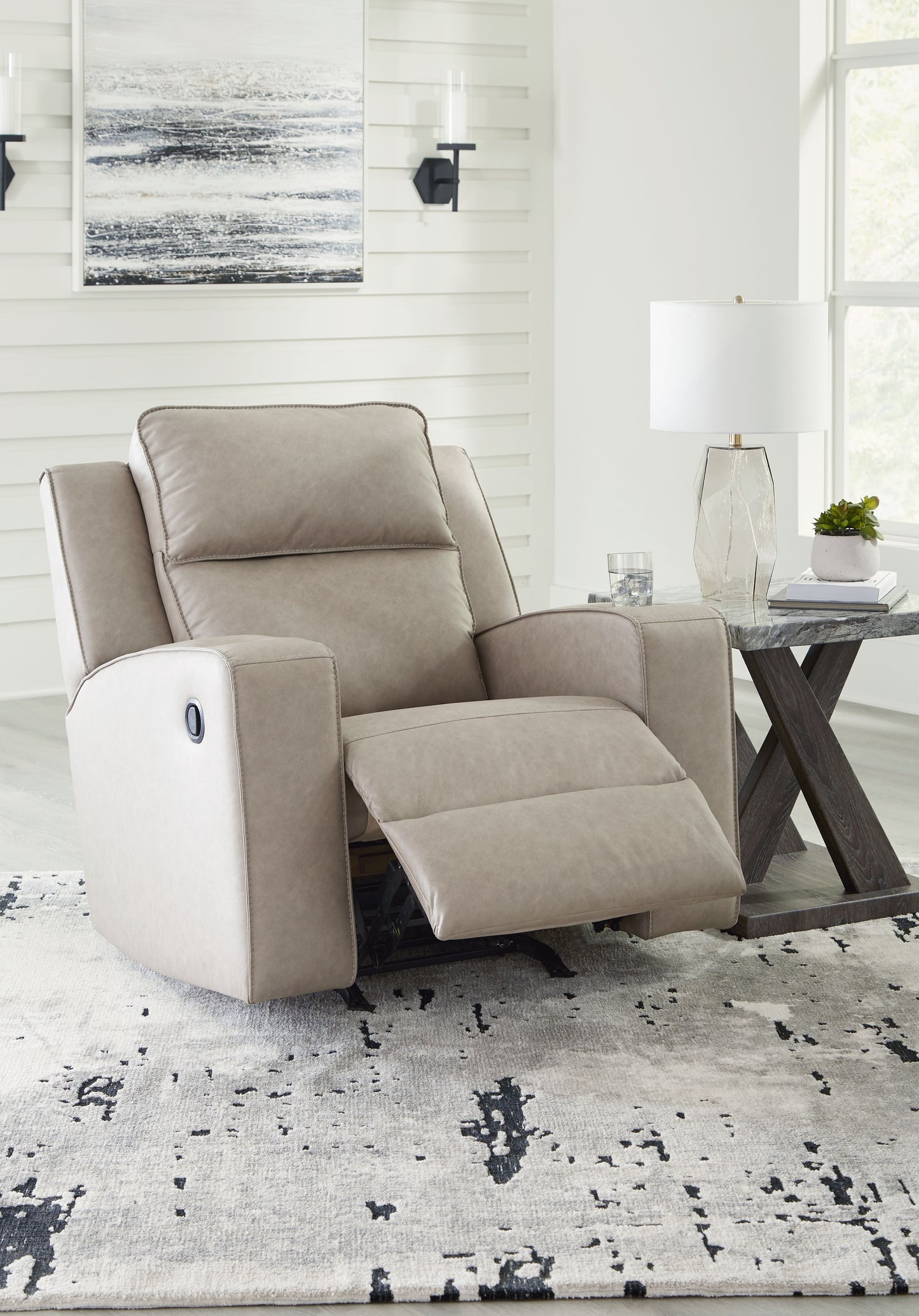 Lavenhorne - Pebble - Rocker Recliner