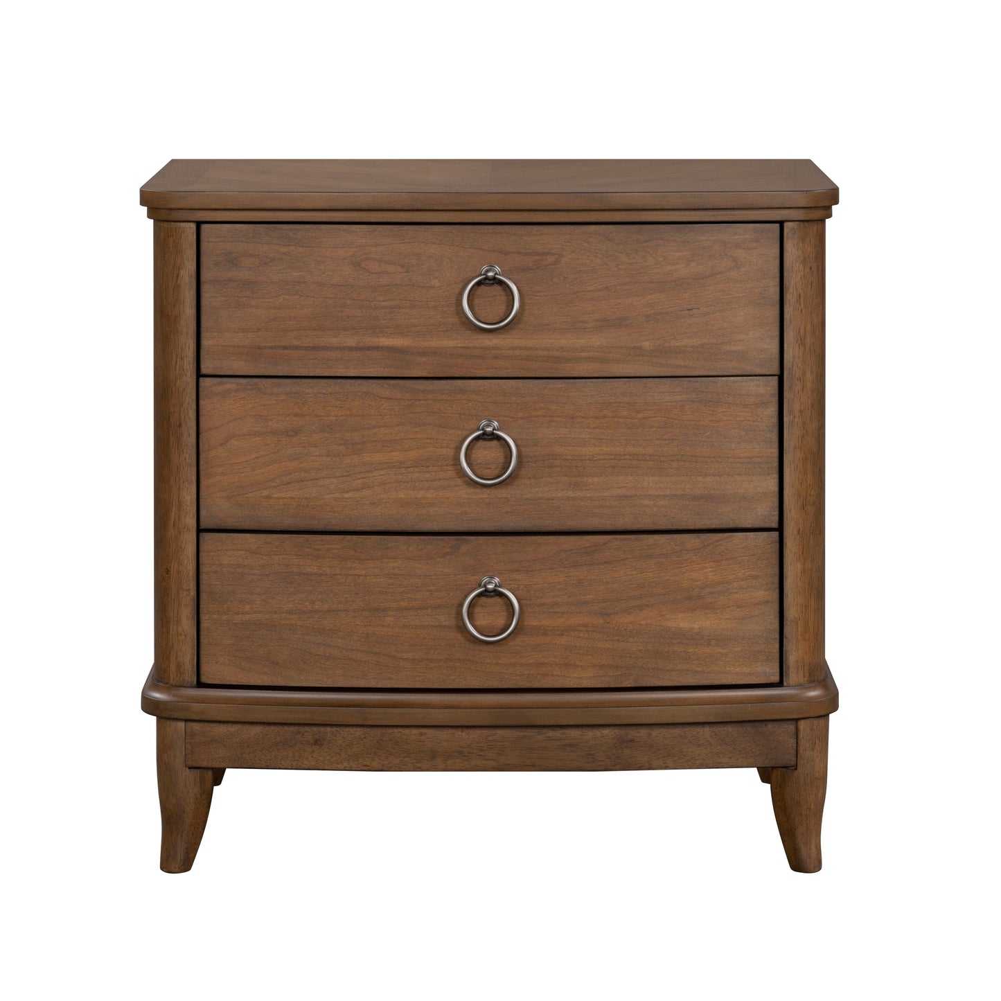 Bellevue - 3-Drawer Nightstand - Whiskey Brown