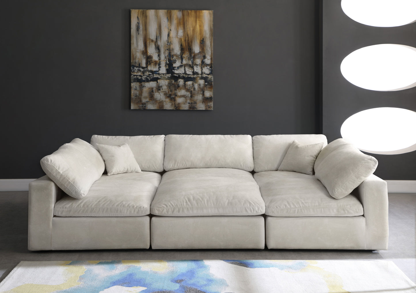 Cozy - Modular Sectional Cloud - Beige