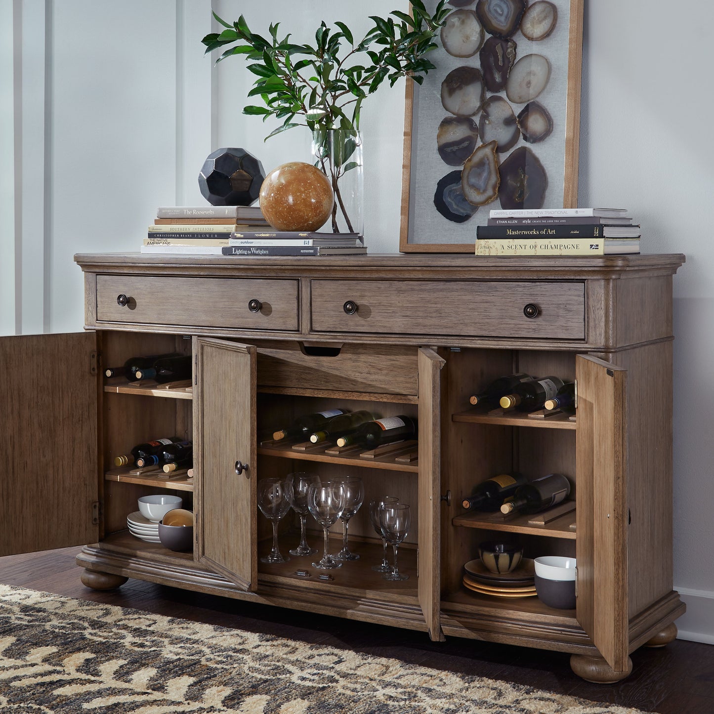 Camden Heights - Credenza - Light Brown