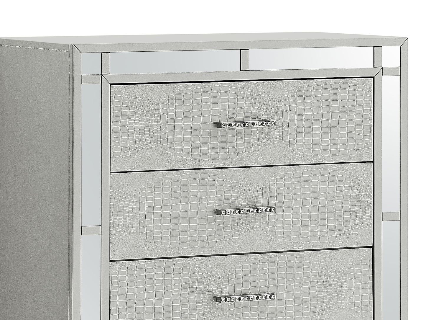 Madison - Chest - Silver Champagne