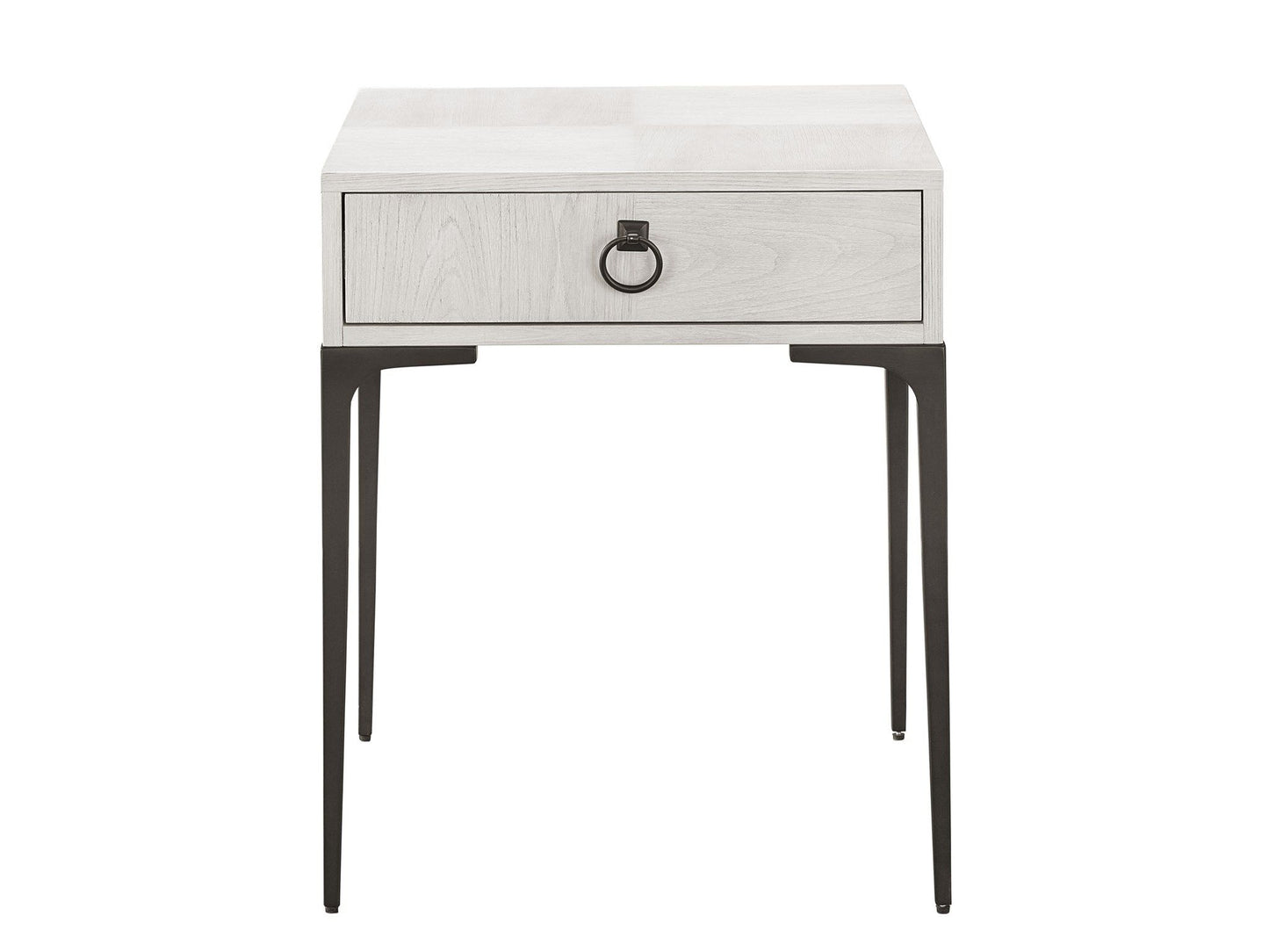 Soliloquy - Dahlia Drawer End Table - White