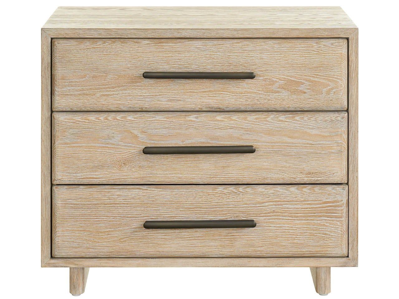 Modern - Three Drawer Nightstand