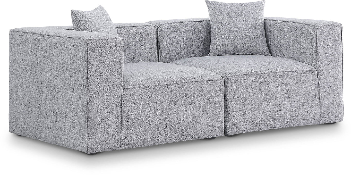 Cube - Linen Modular 2 Seat Sofa
