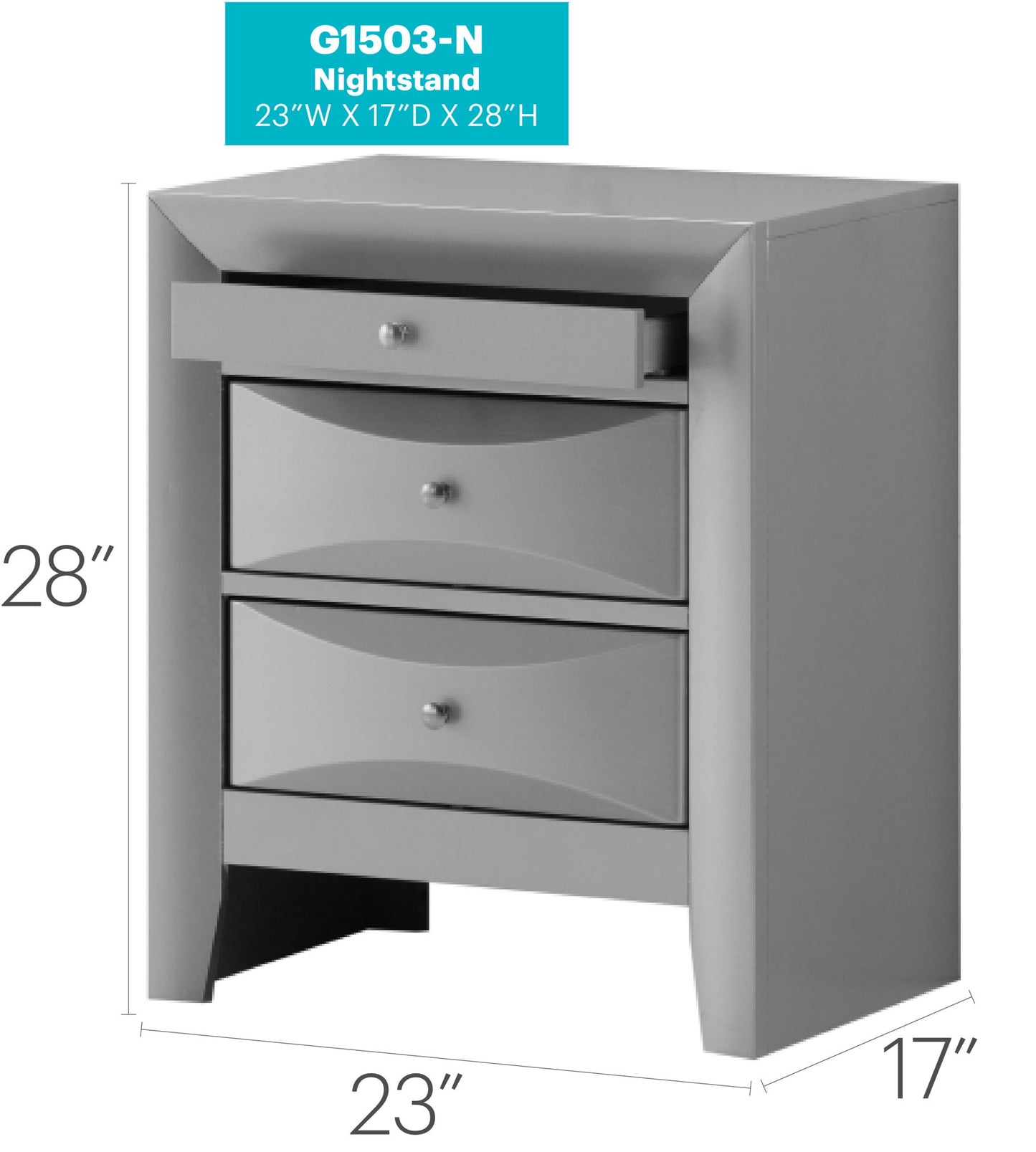 Glory Furniture - Marilla - Nightstand