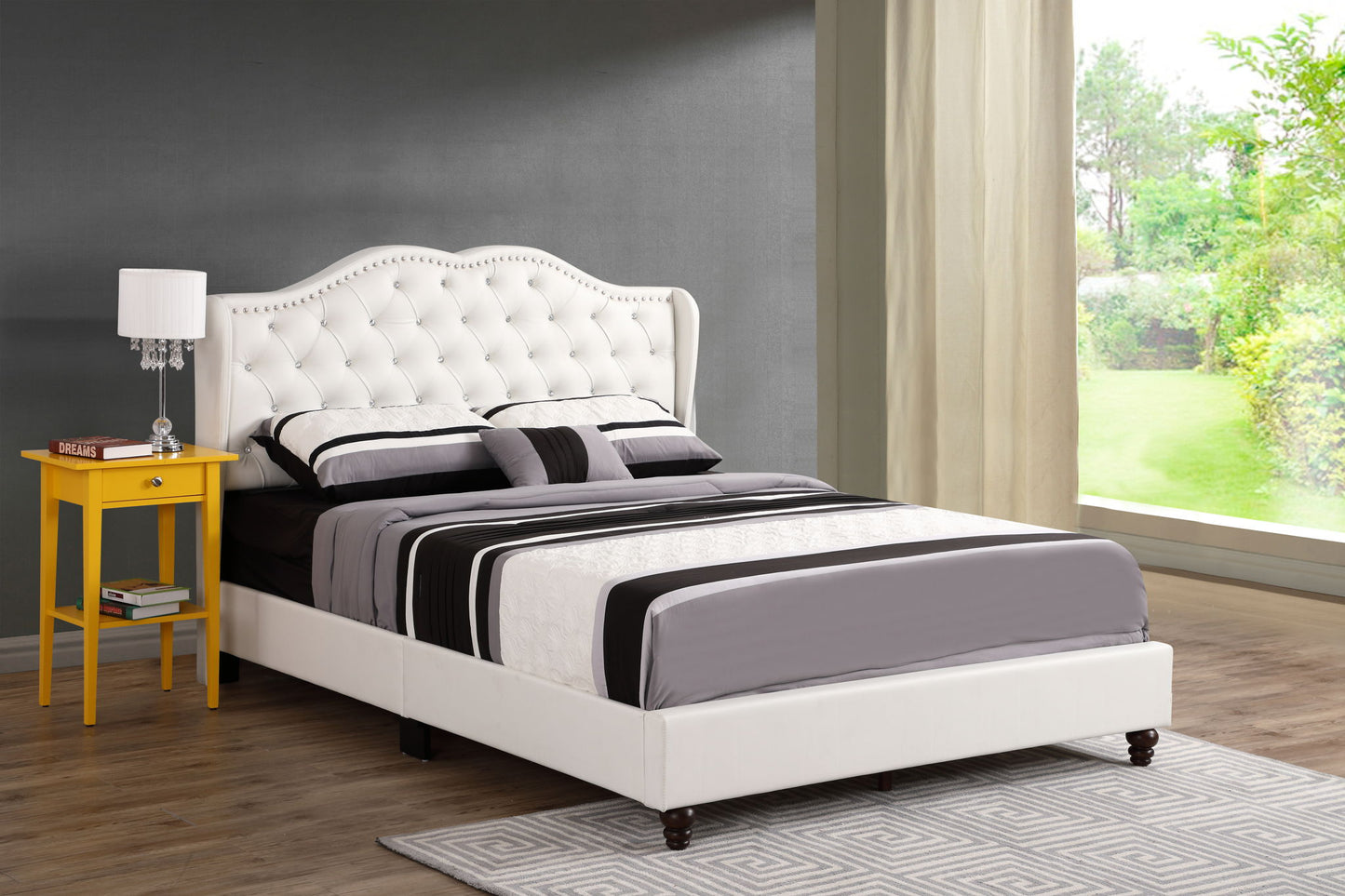 Glory Furniture - Joy - Upholstered Bed