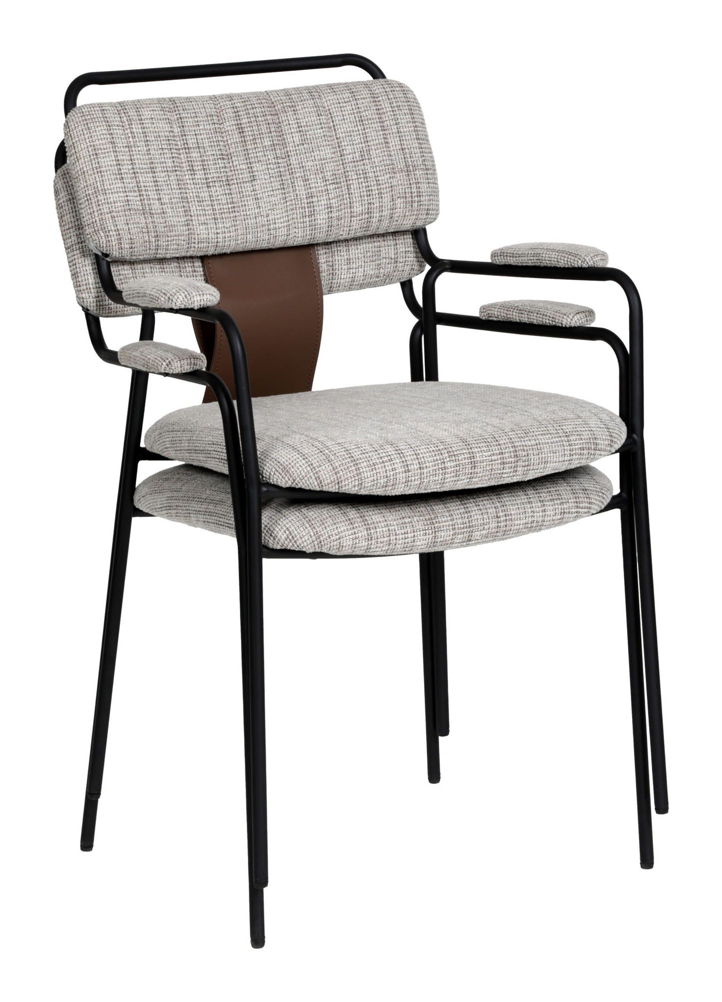Couva - Dining Chair (Set of 2) - Gray Tweed