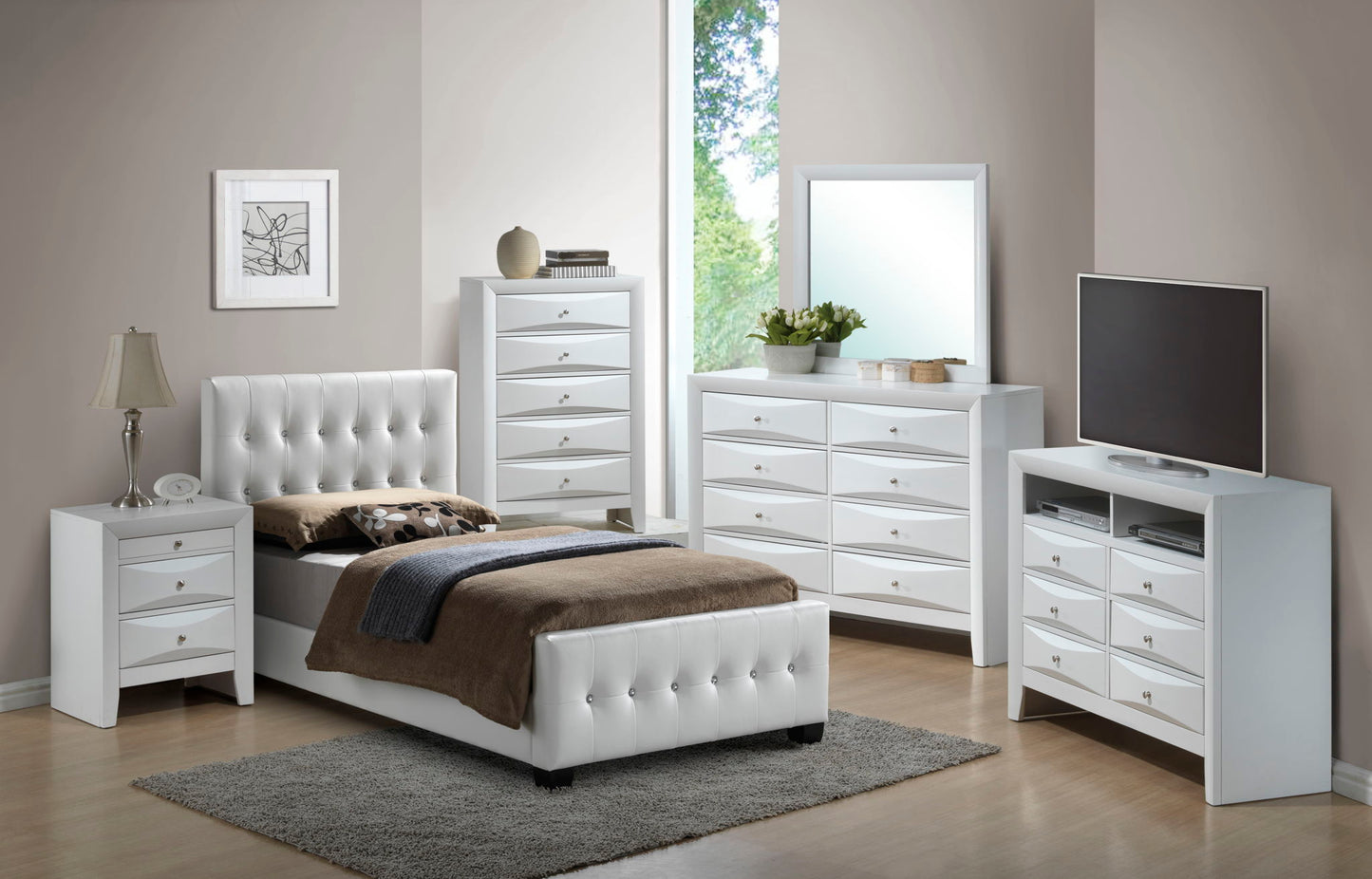 Glory Furniture - Diamond - Bed