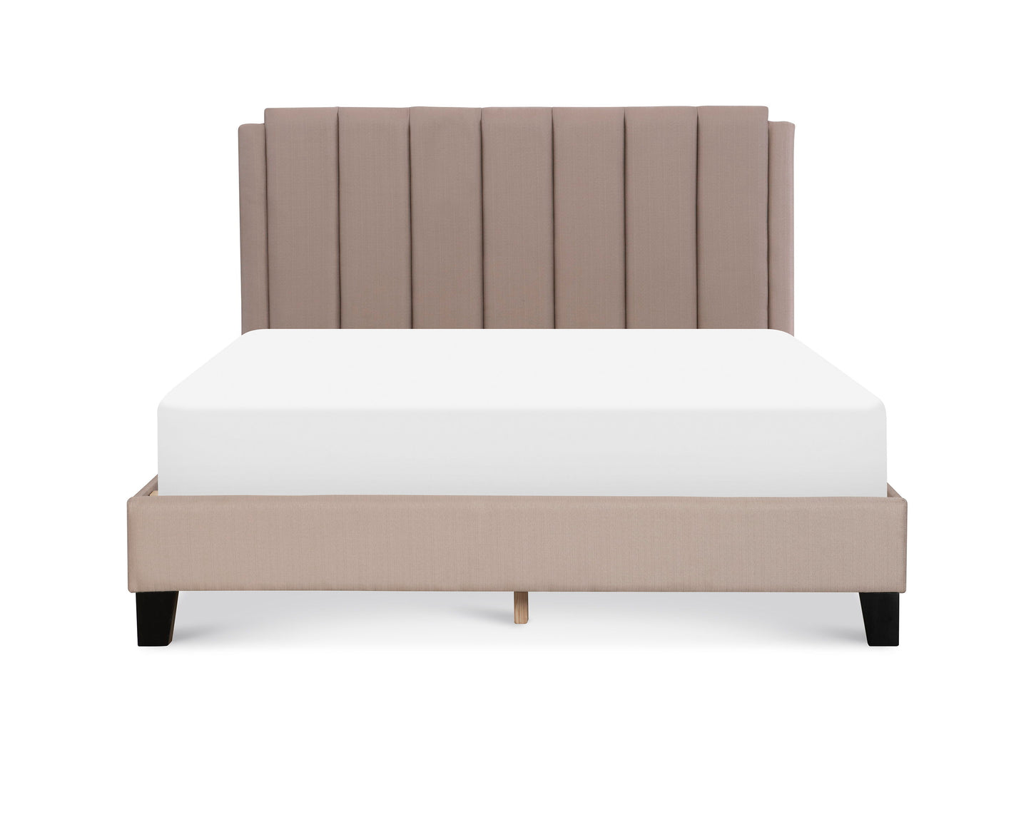 Sawyer - Vertically Channeled Platform Bed