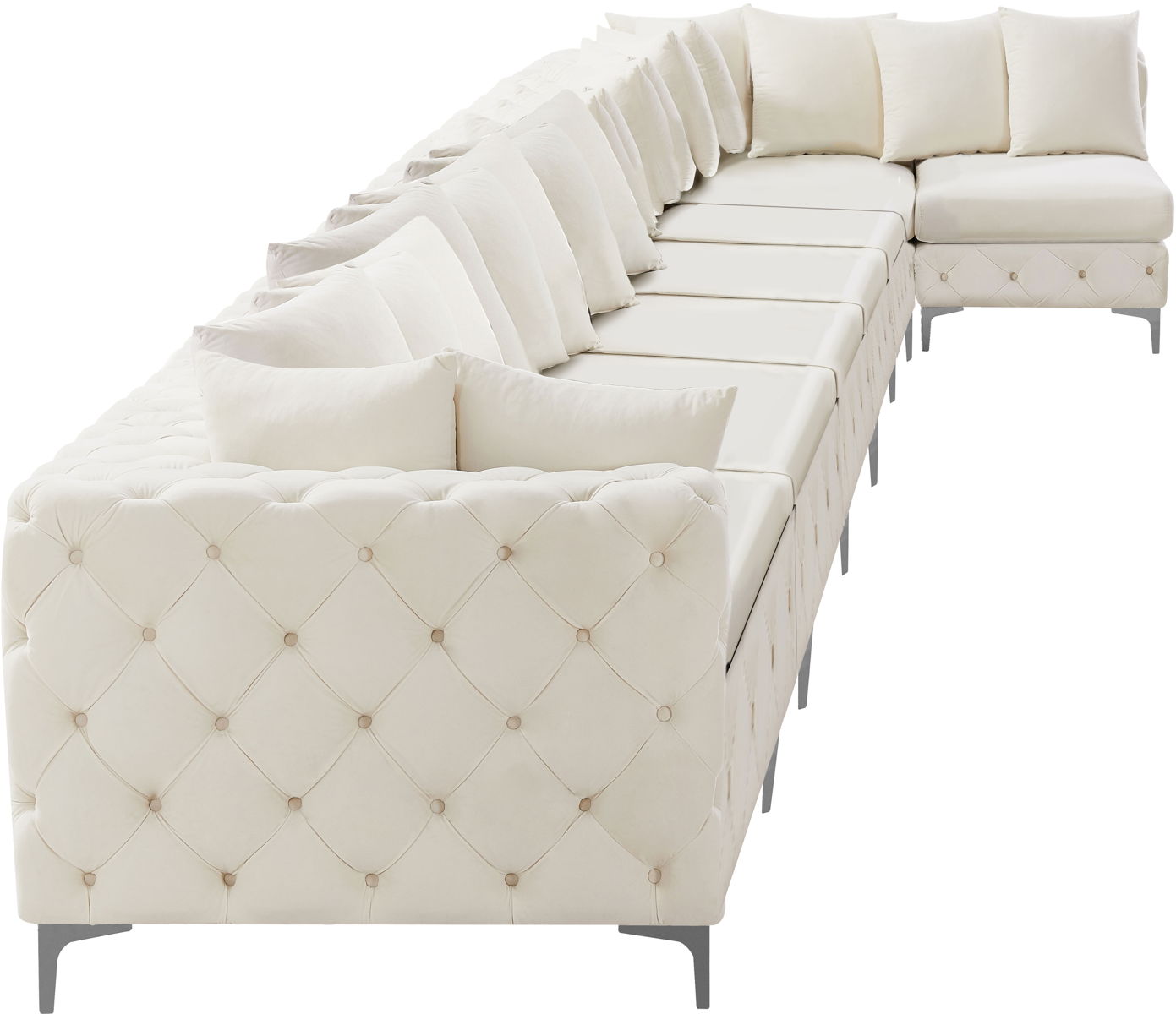 Tremblay - Modular Sectional 8 Piece - Cream - Modern & Contemporary