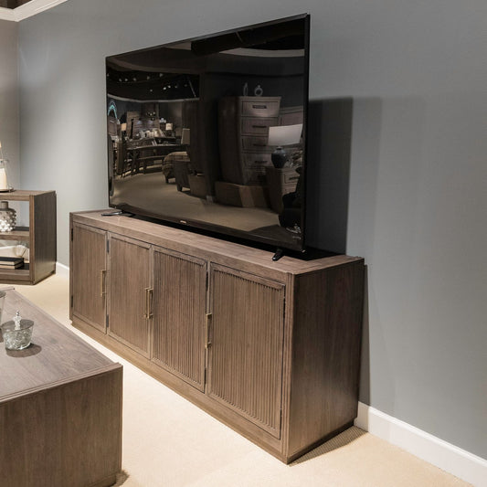 Modern Edge - 77" TV Console - Brown