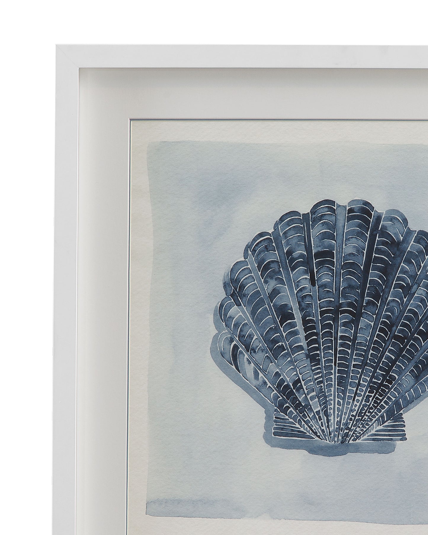 Blue Treasure II Framed Print - Blue