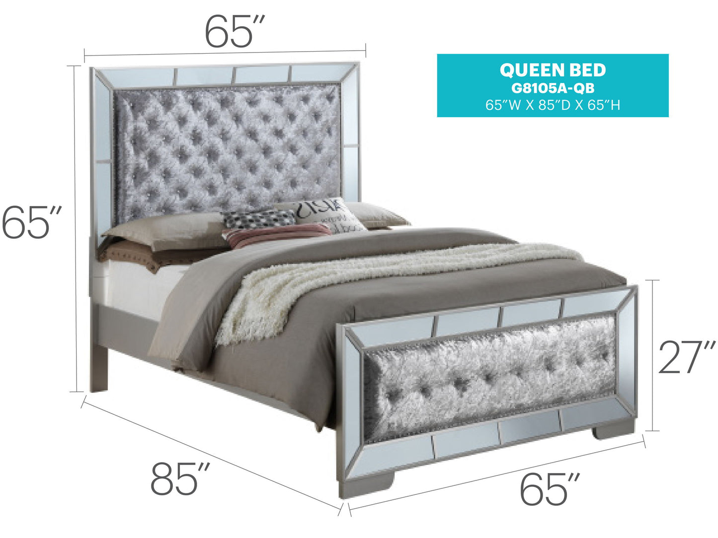 Glory Furniture - Hollywood Hills - Bed