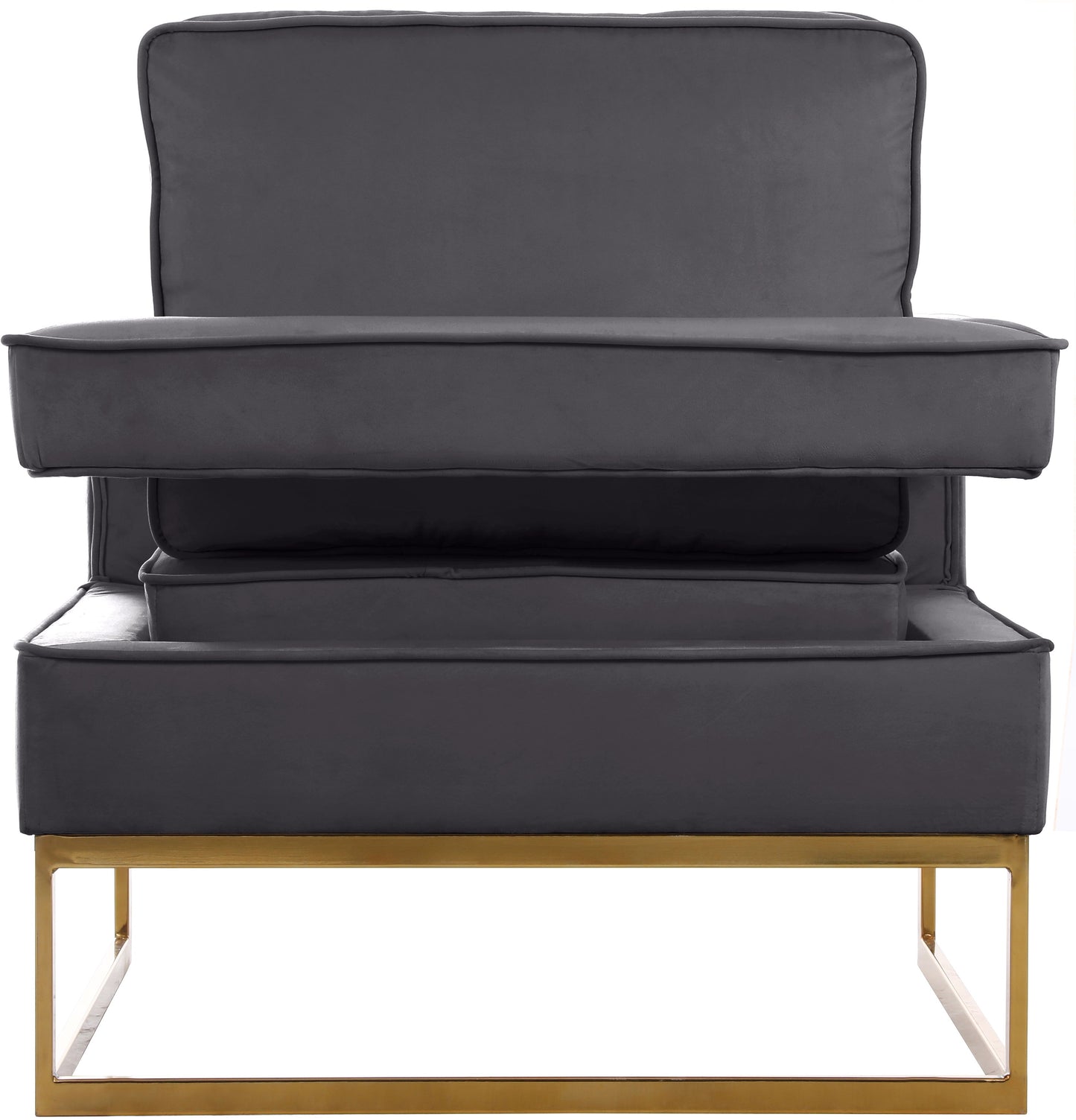 Noah - Accent Chair with Gold Legs