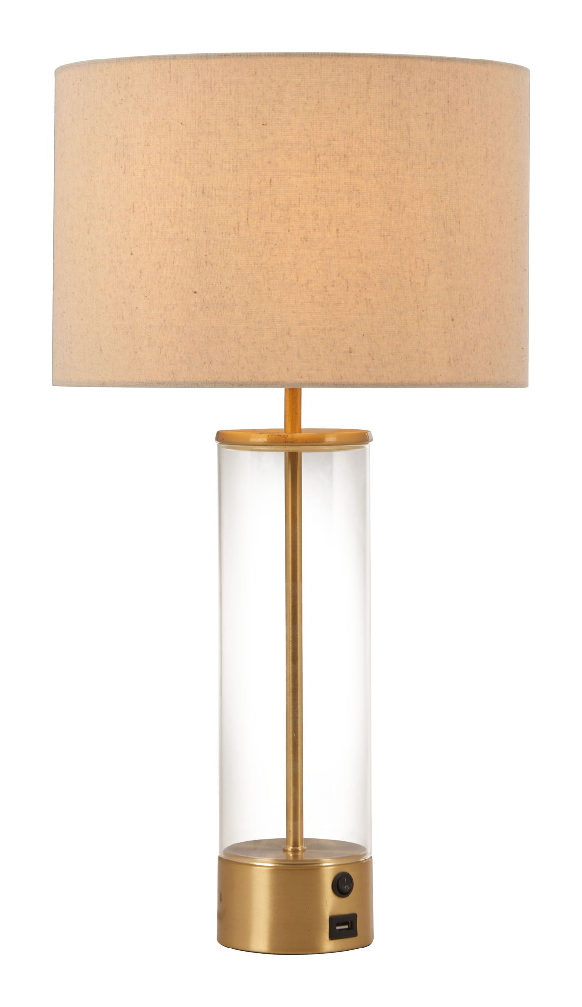 Boreal - Table Lamp - Beige & Gold