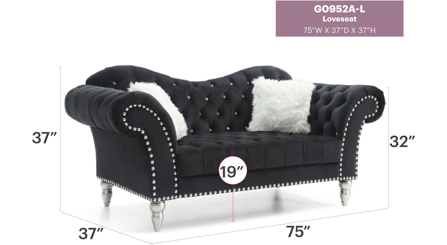 Glory Furniture - Wilshire - Loveseat