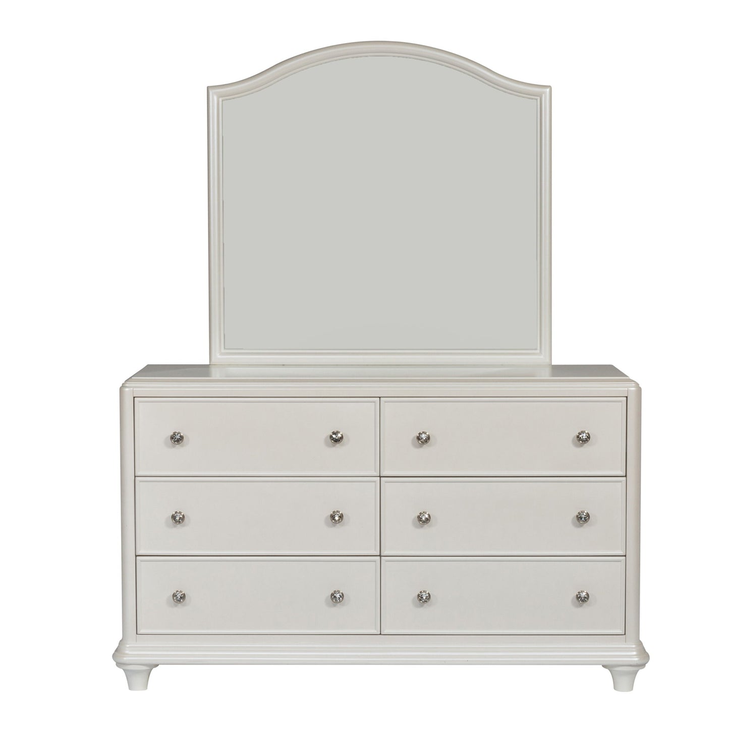 Stardust - 6 Drawer Dresser - White