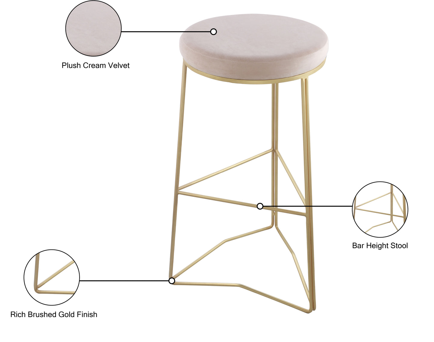 Tres - Bar Stool