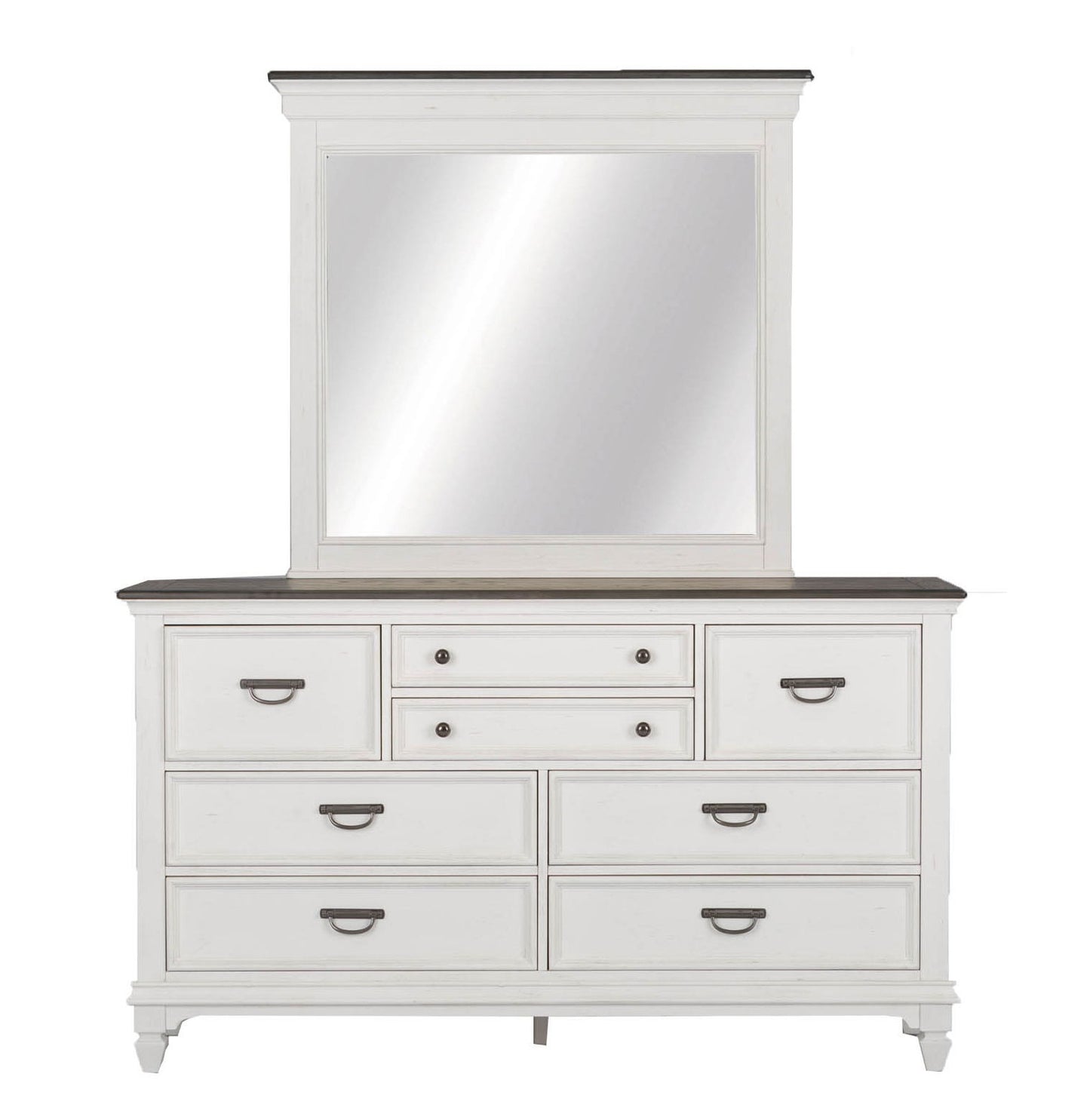 Allyson Park - Panel Bed, Dresser & Mirror