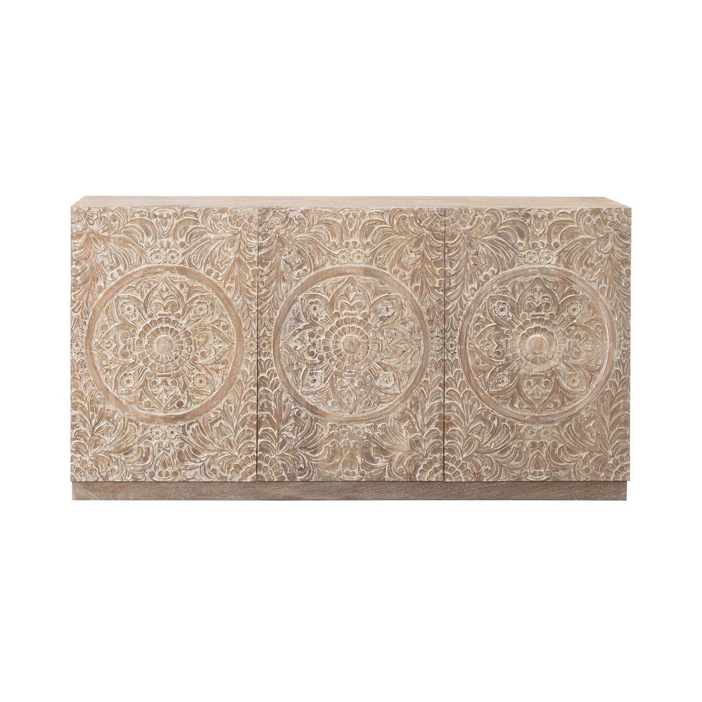 Melody - 3 Door Accent Cabinet - Brown