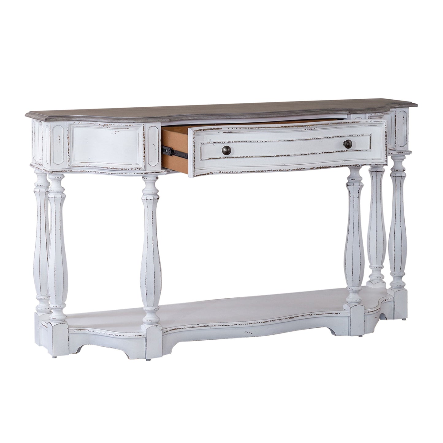 Magnolia Manor - Hall Console Table - White