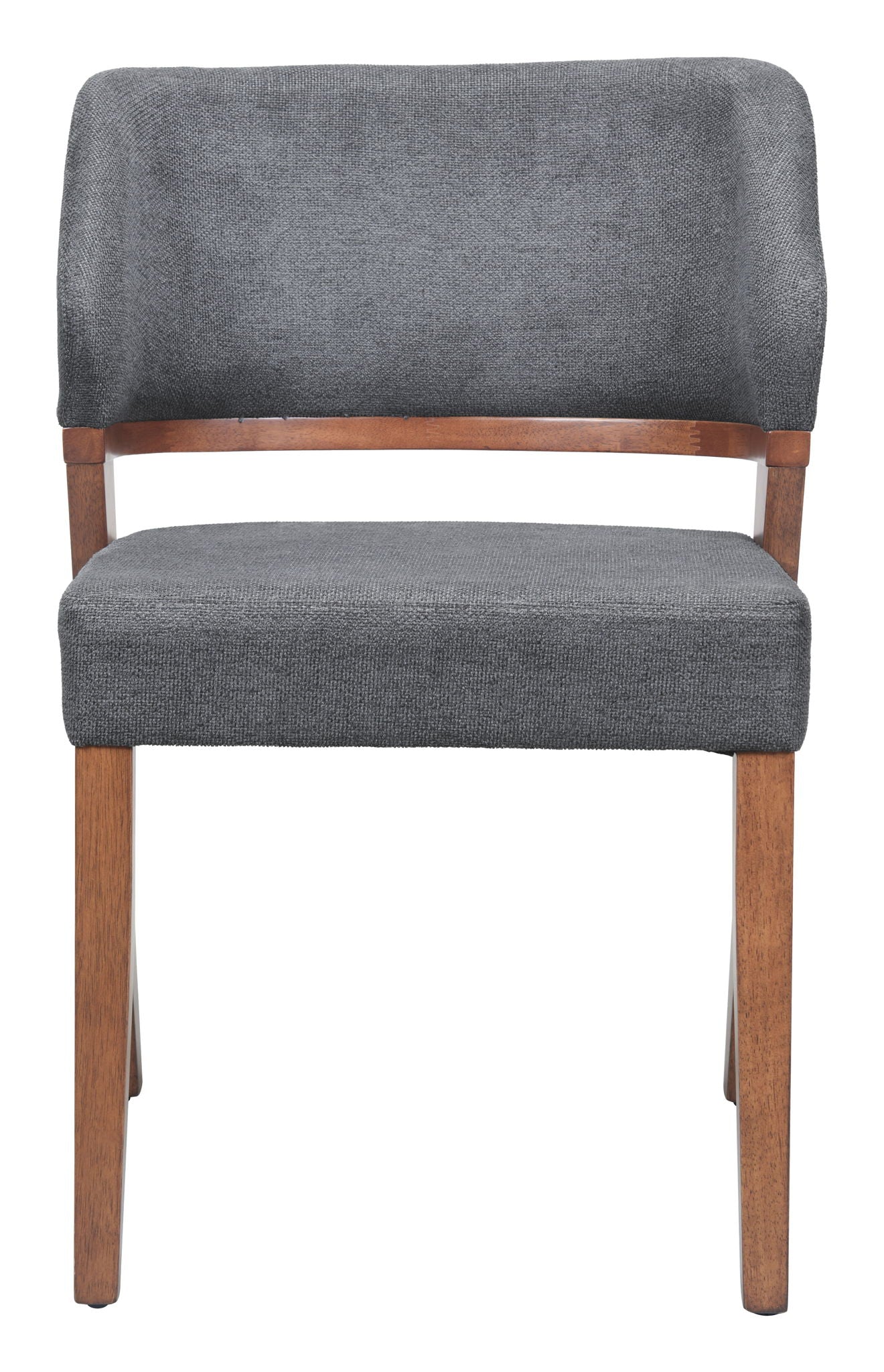 Sunobu - Dining Chair (Set of 2) - Azure Gray & Walnut