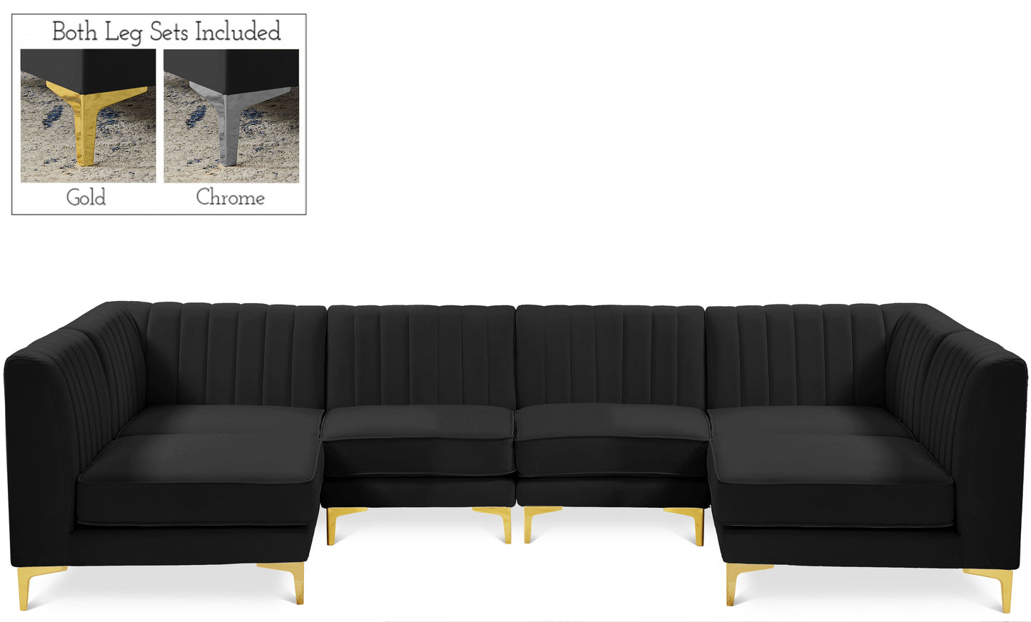 Alina - 6 Piece Modular U-Shaped Sectional
