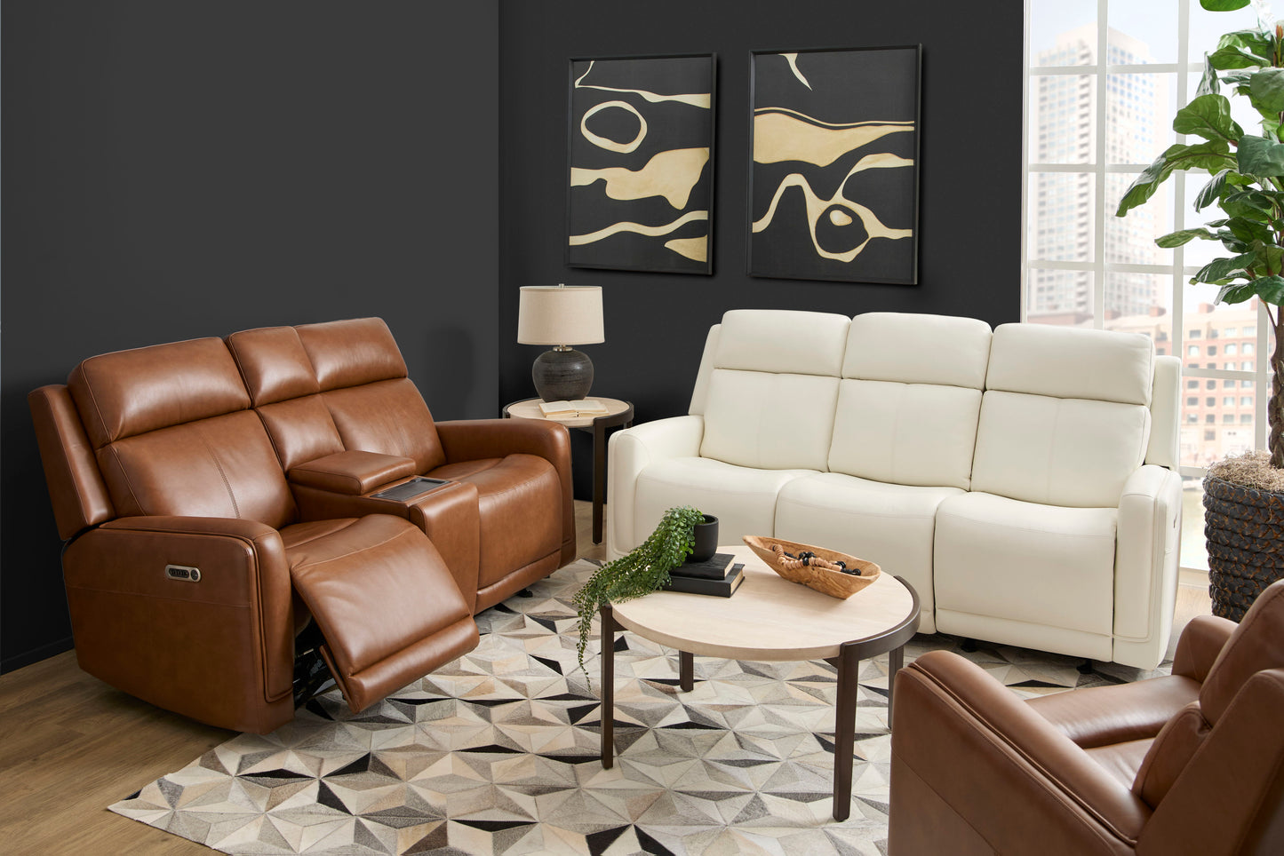 Alister - Power Gliding Sofa With Power Headrests & Lumbar