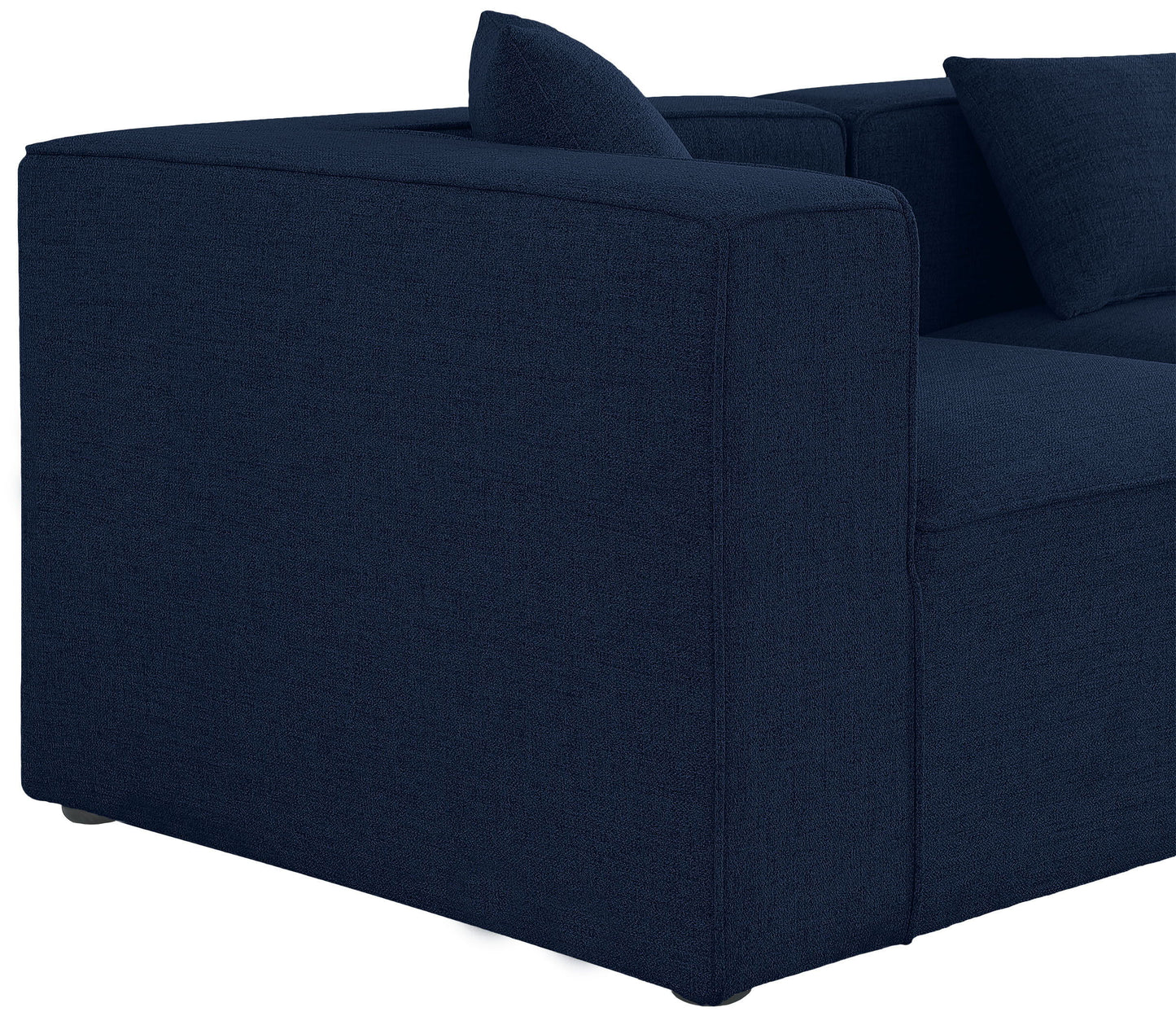 Cube - Linen 5 Piece Modular Sectional With Chaise