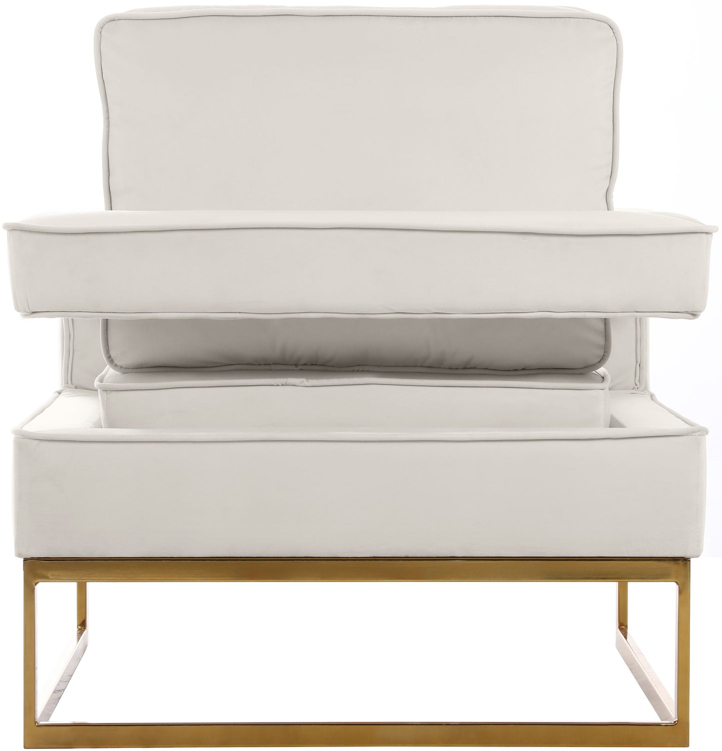 Noah - Accent Chair with Gold Legs