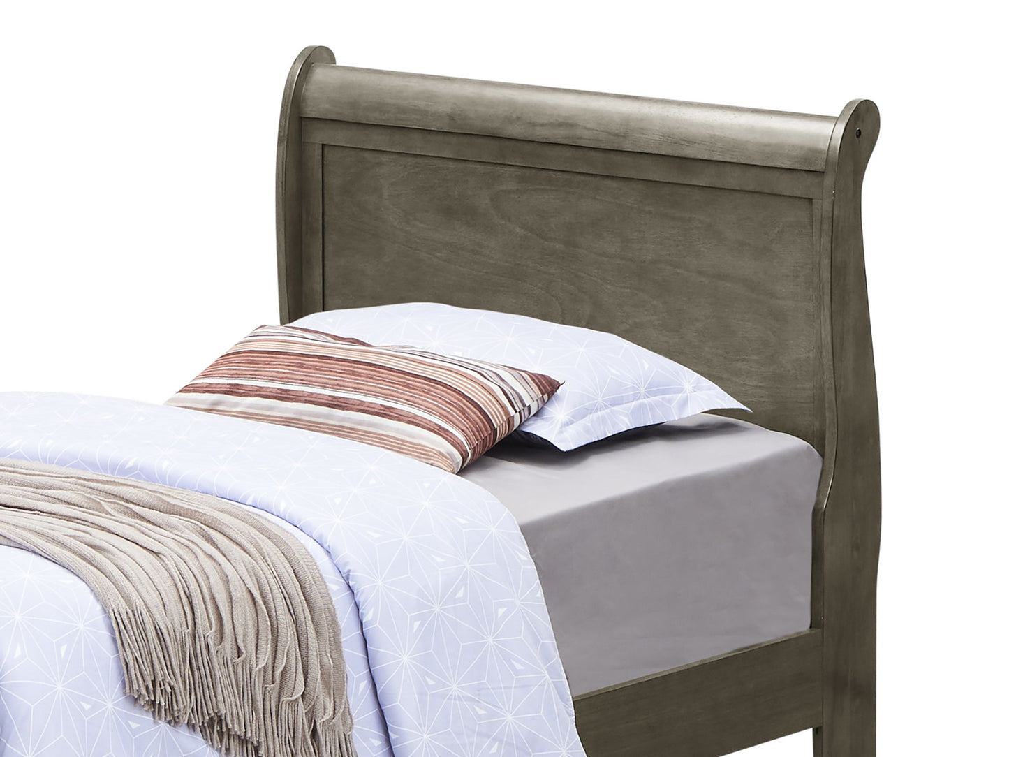 Glory Furniture - Louis Phillipe - Sleigh Bed