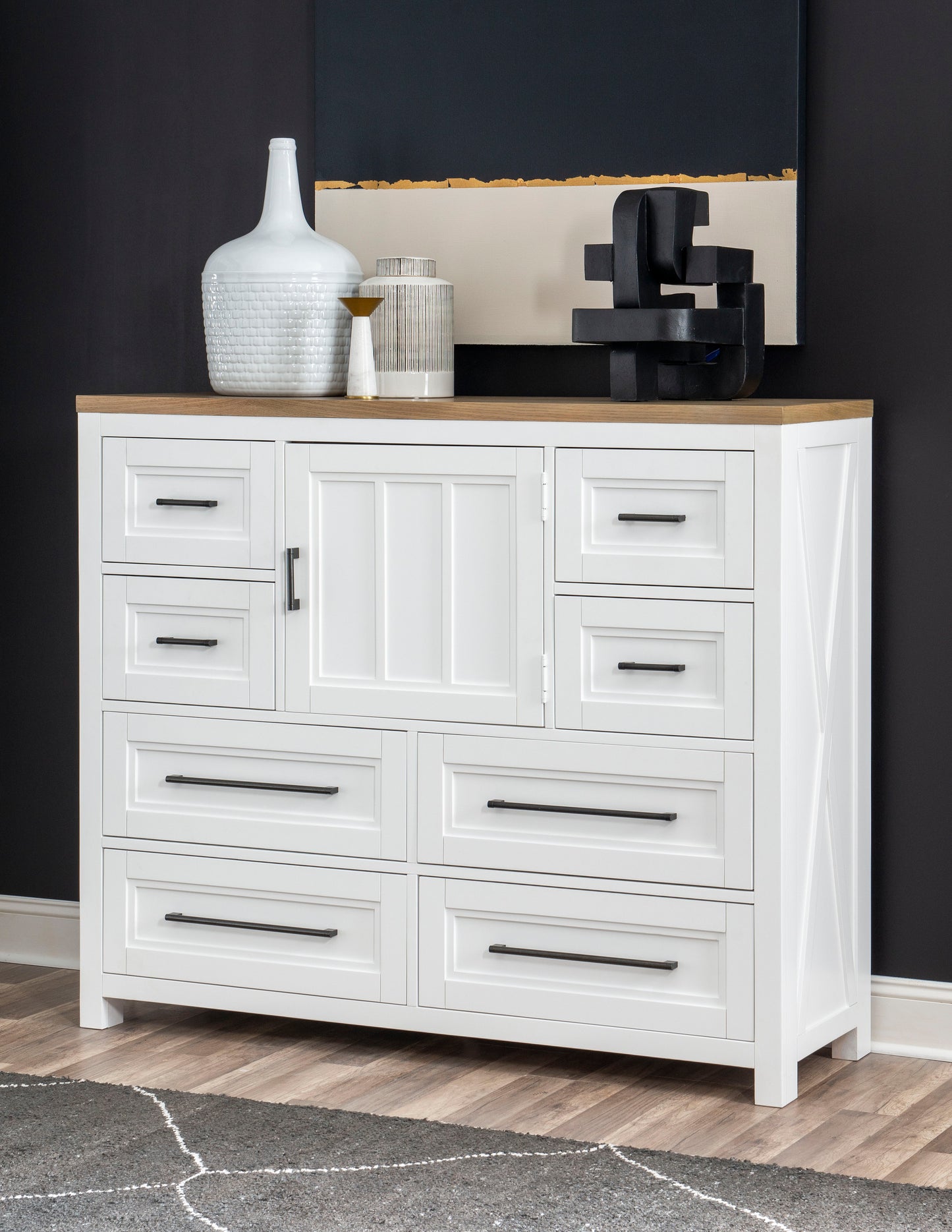 Franklin - Bureau Chest - White