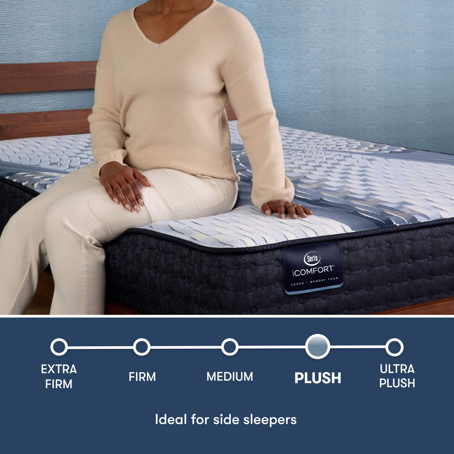 iComfort - 13" Iona Memory Foam Plush Mattress