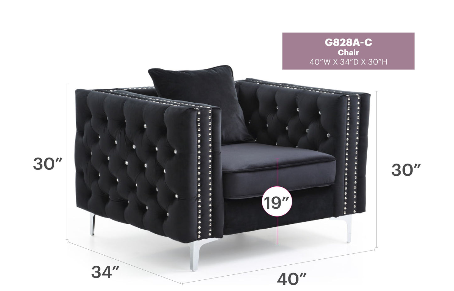Glory Furniture - Paige - Chair