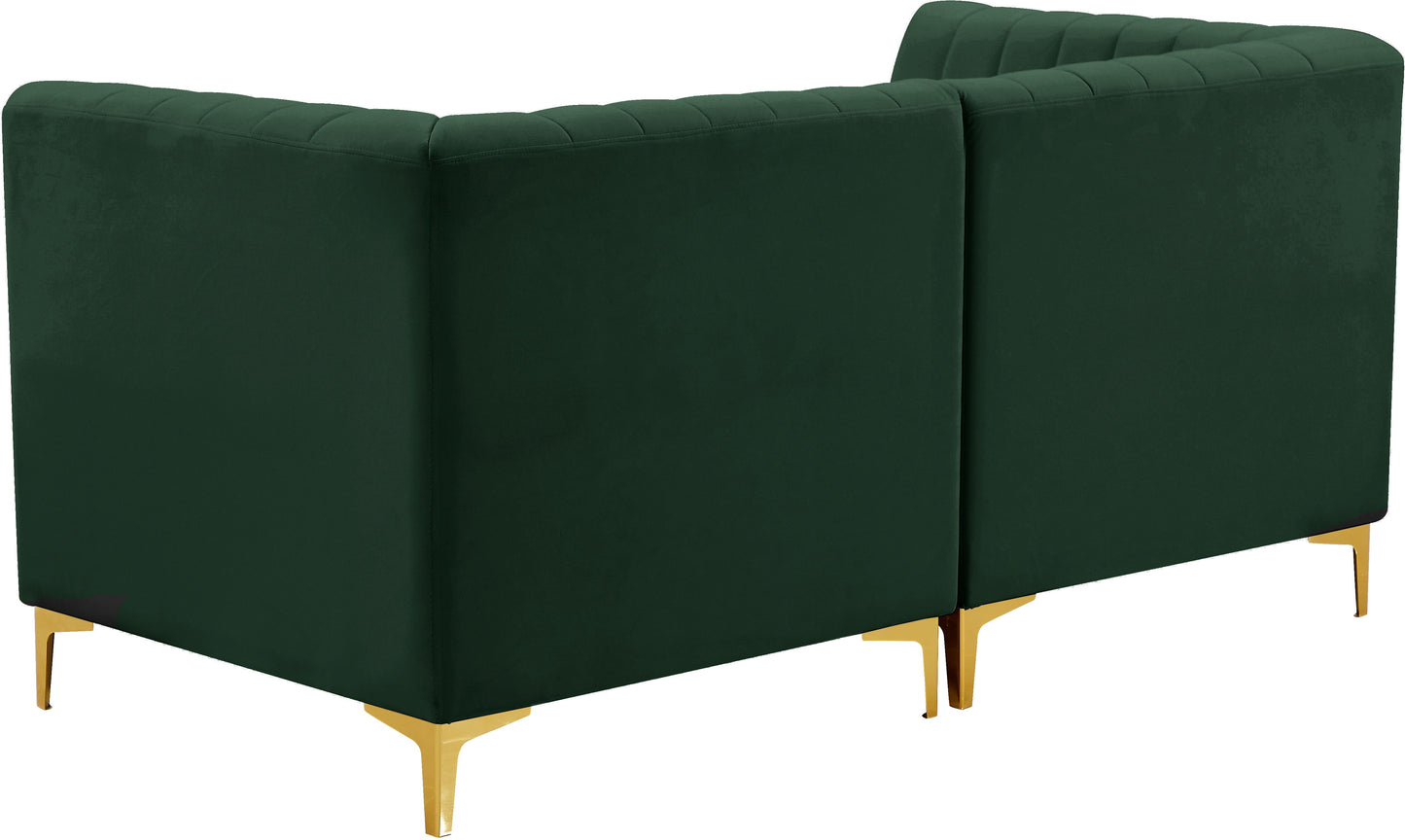 Alina - Modular Sectional - Green - Fabric