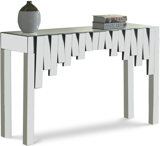 Kylie - Console Table - Pearl Silver