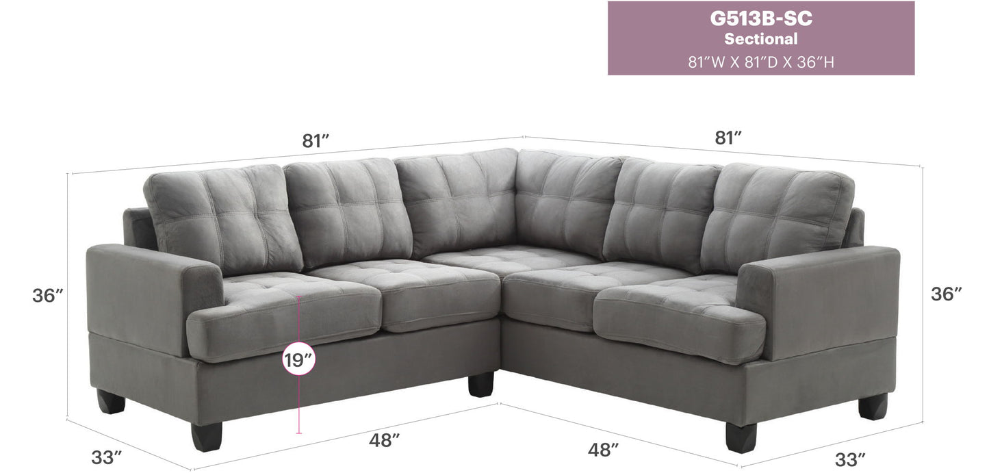 Glory Furniture - Sandridge - Sectional