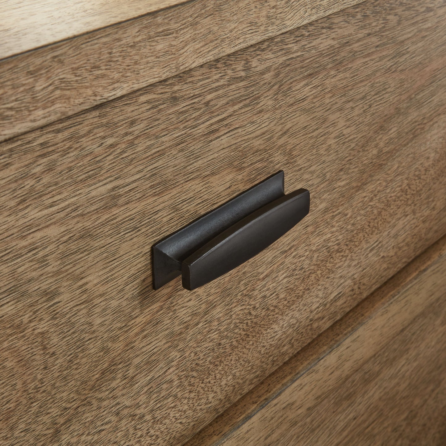 Tomtyn - Dresser And Mirror - Light Brown