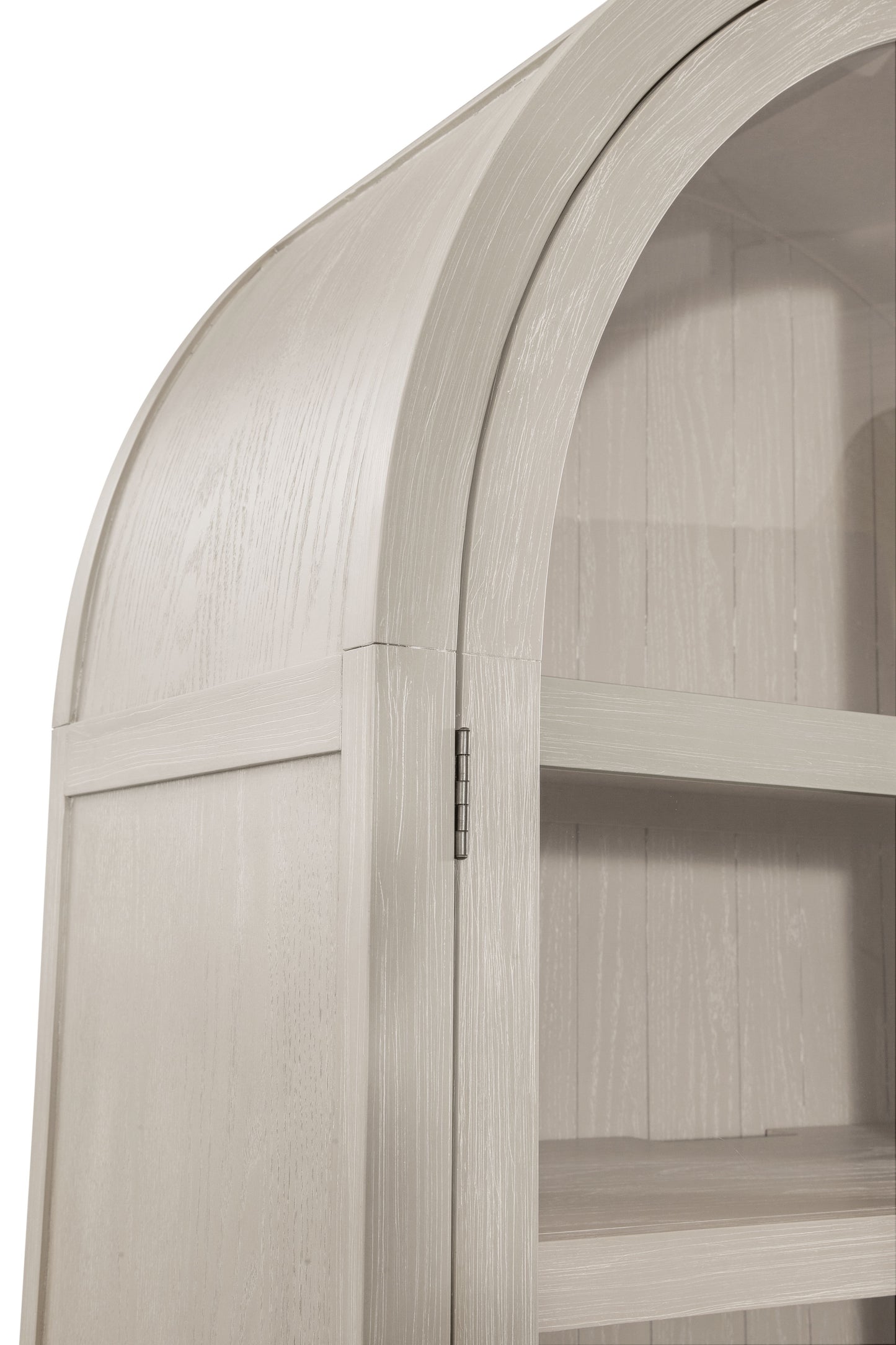 Fynn - Display Cabinet - Light Gray Oak