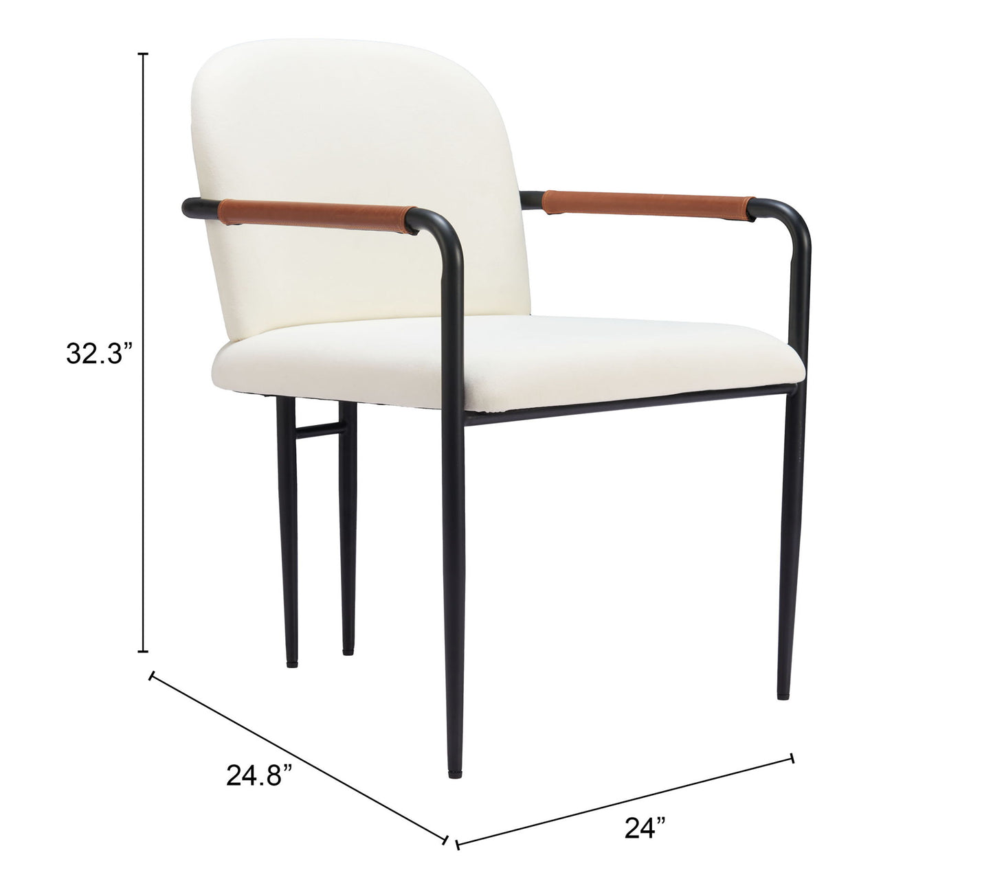 Sibu - Dining Chair - White