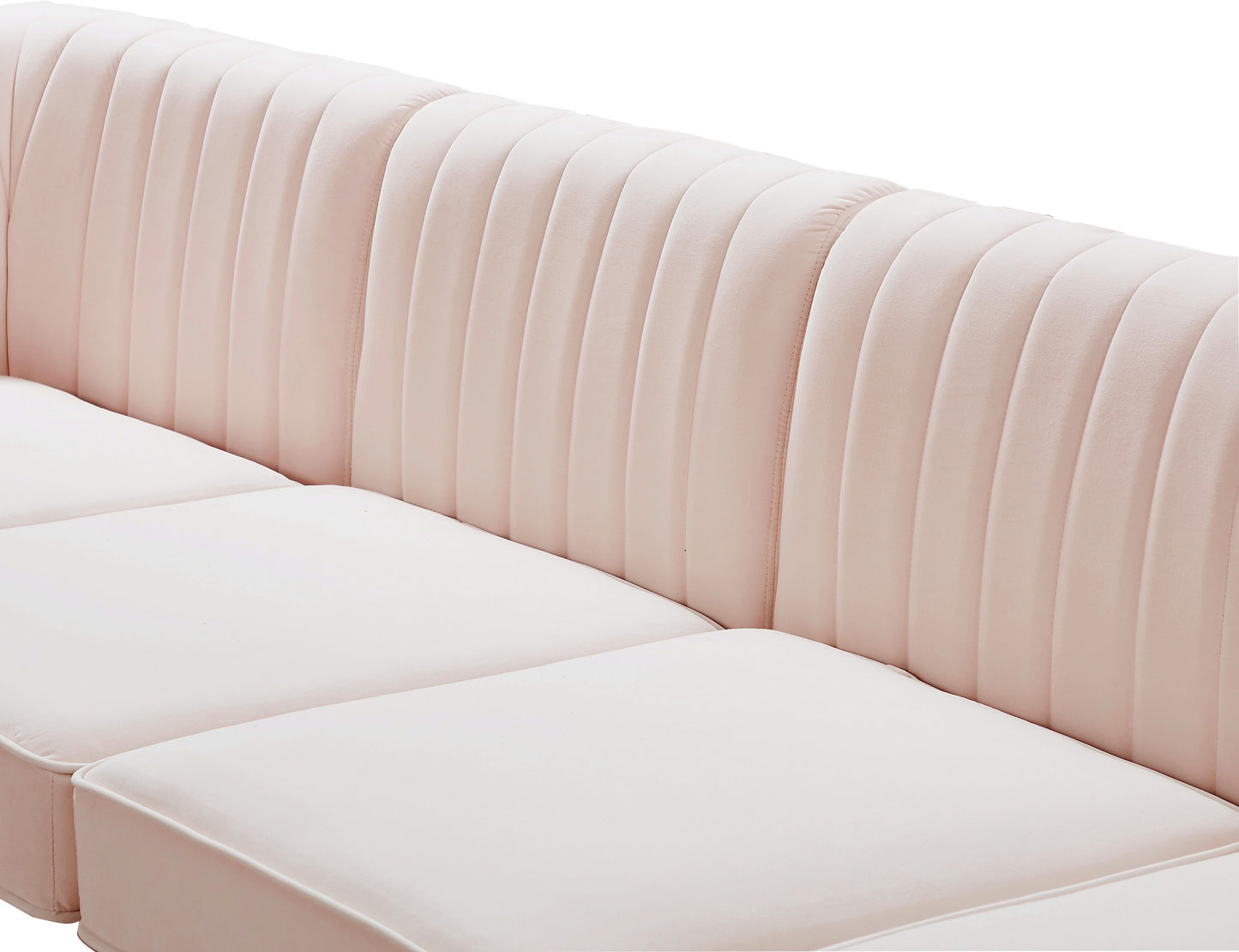 Alina - Modular Sectional - Pink - Fabric