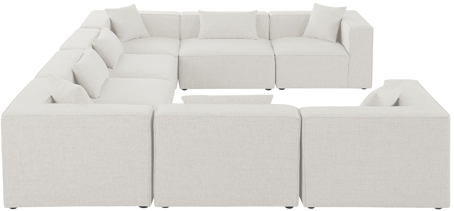 Cube - Modular Sectional 8 Piece - Cream