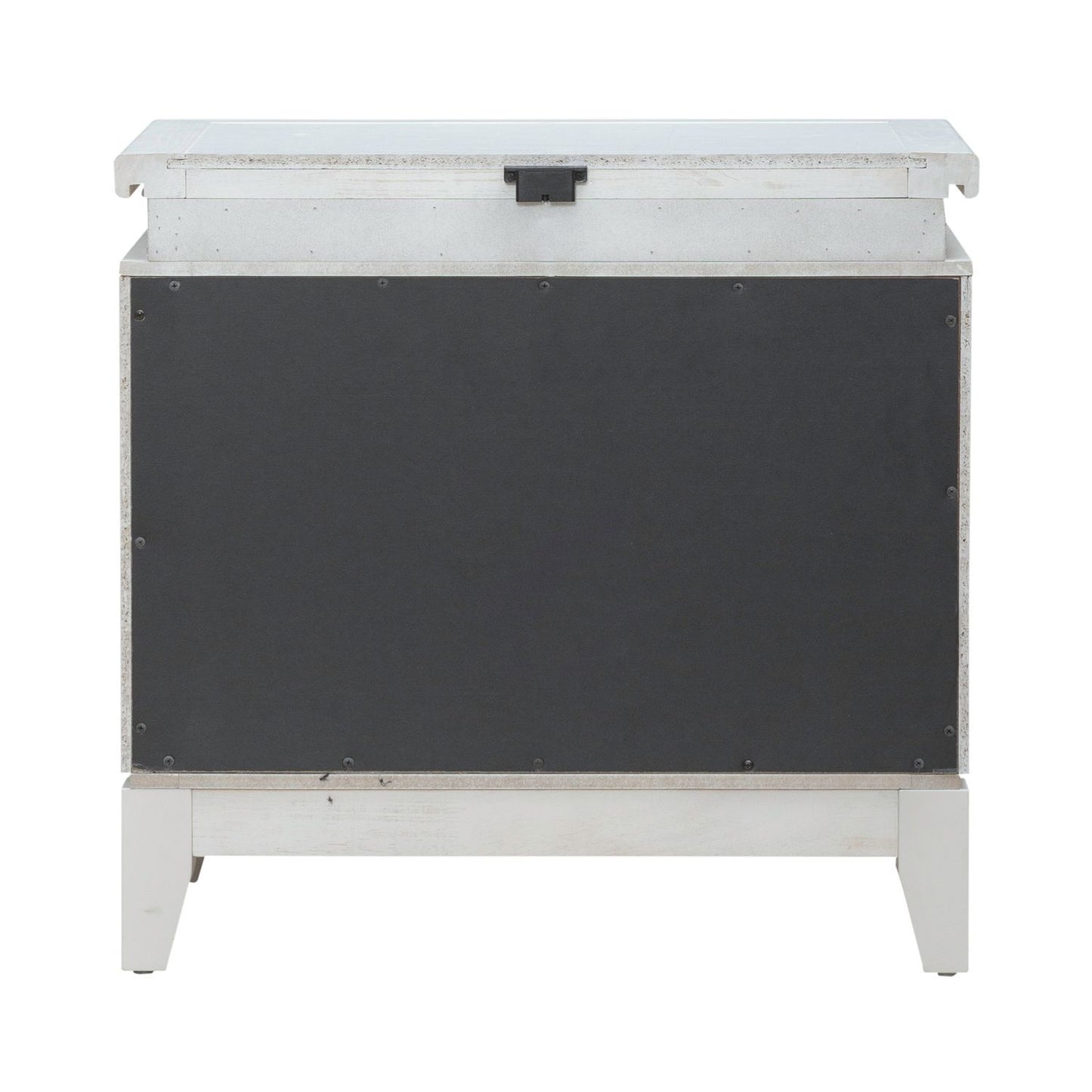 Reflections - Nightstand With Lights and Charging Station - White