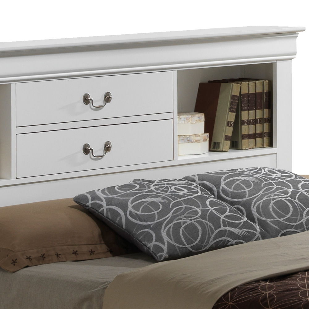 Glory Furniture - Louis Phillipe - Bookcase Storage Bed