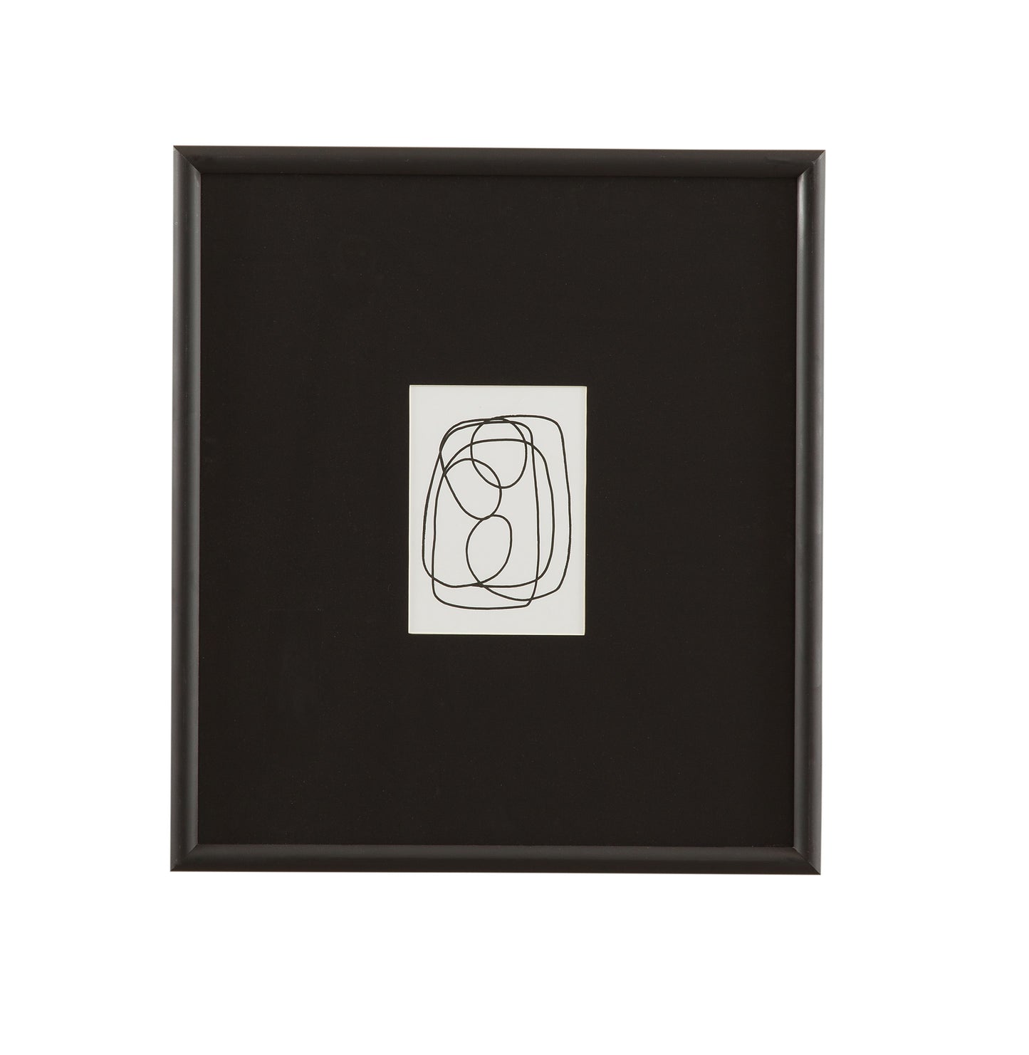 Form Study X Framed Print - Black