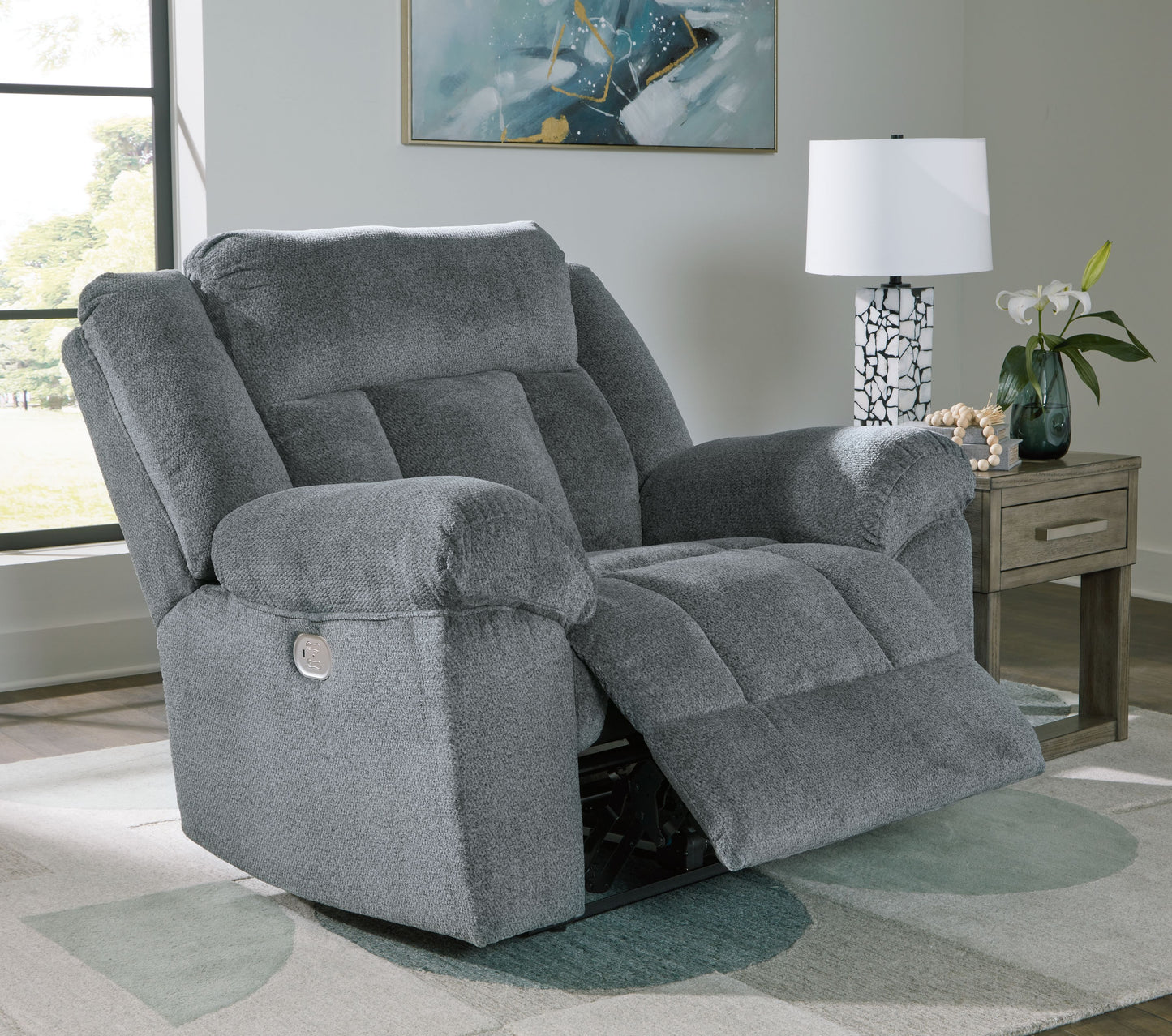 Tip-off - Power Recliner With Adj Headrest