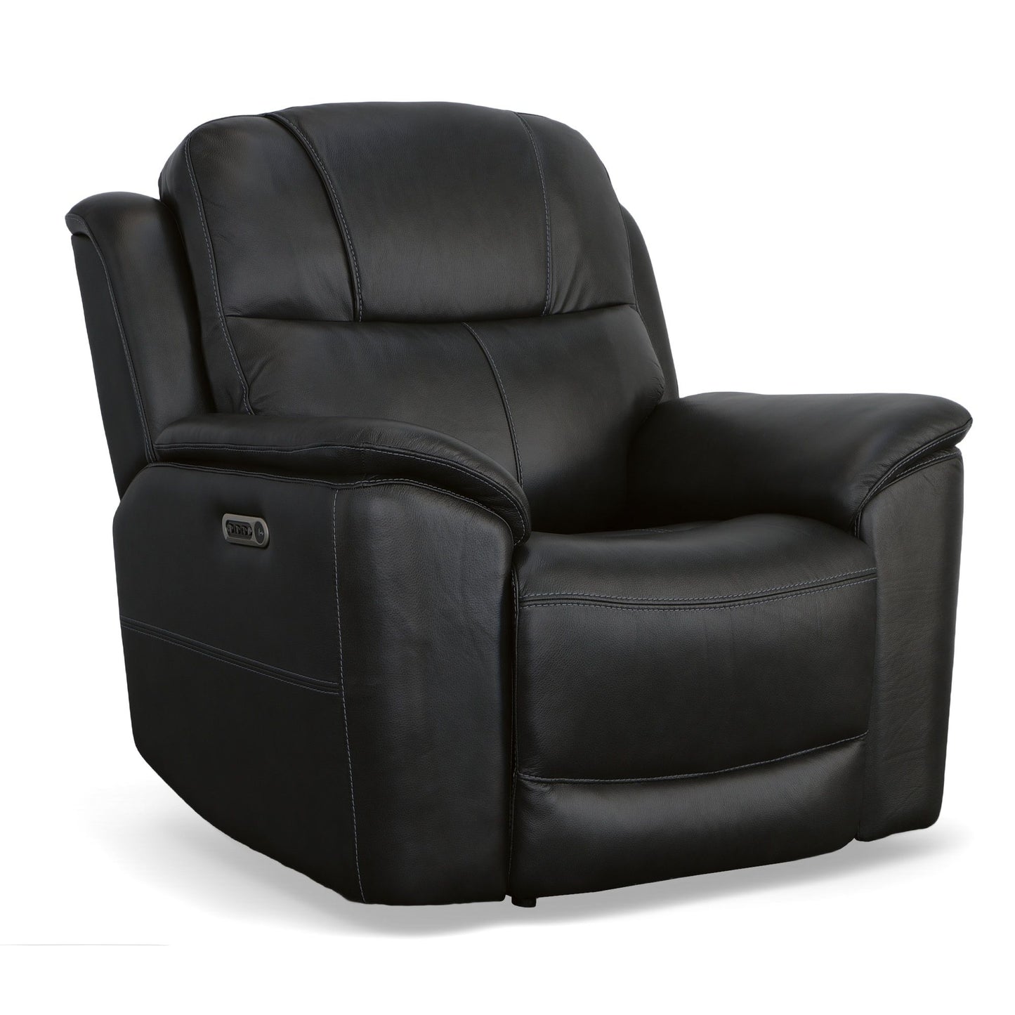 Crew - Power Recliner With Power Headrest & Lumbar - Black