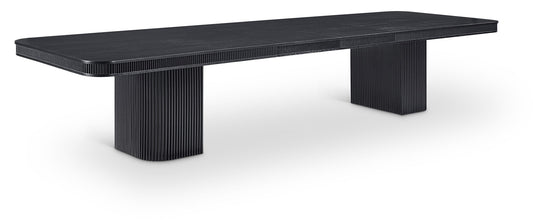 Mohari - Solid Wood And Oak Veneer 112" / 160" Dining Table