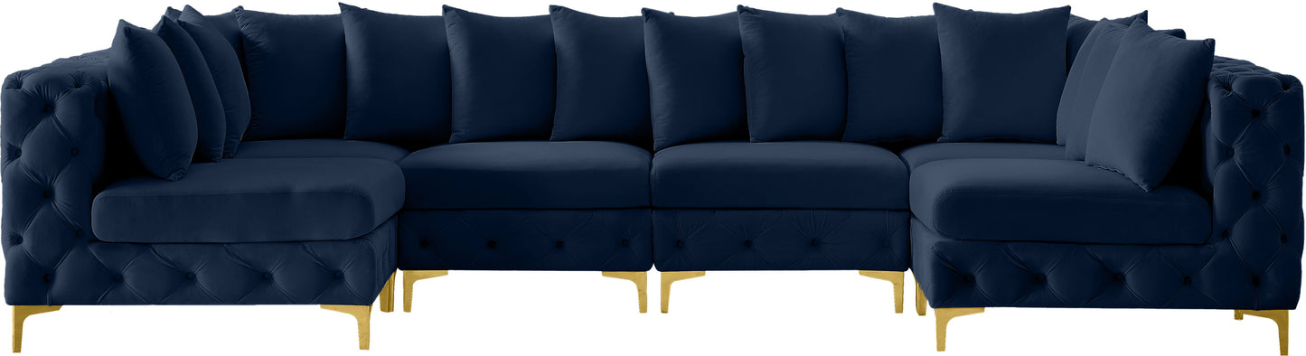 Tremblay - Modular Sectional 6 Piece - Navy - Modern & Contemporary